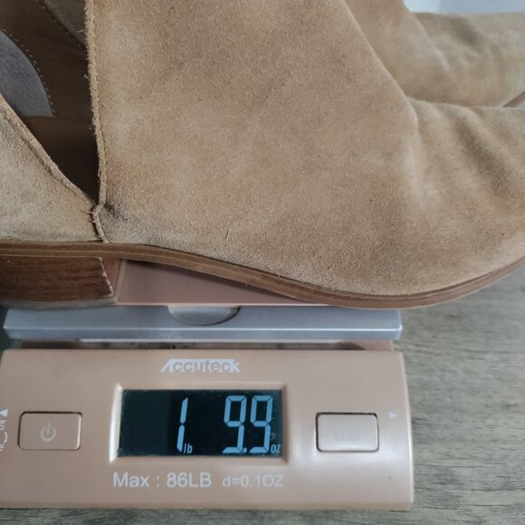 Marc Fisher Footwear Yilda Cutout Bootie, Medium Natural Suede, 11M - Picture 12 of 12